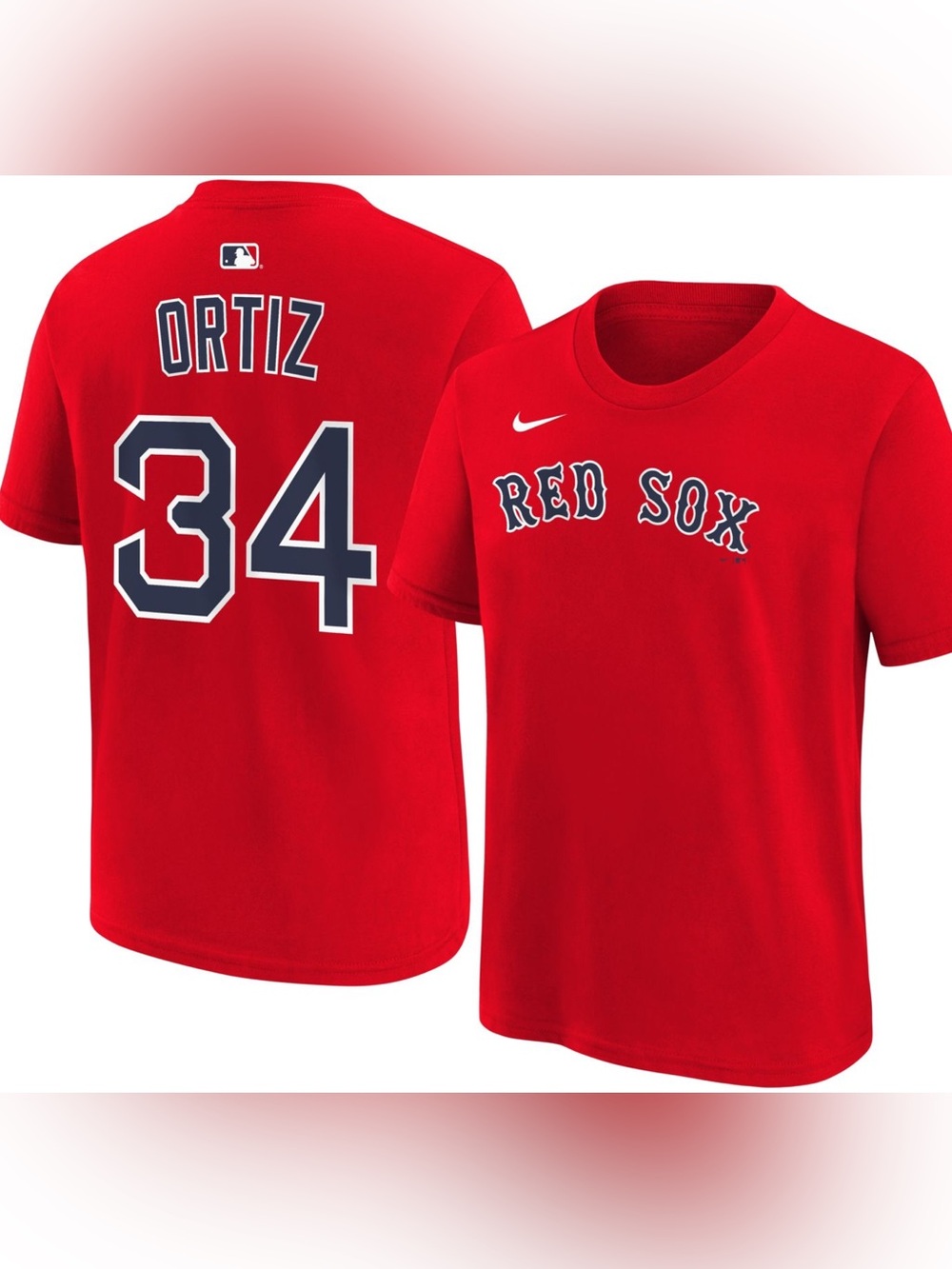 Nike Adult Small Boston Red Sox David Ortiz #34 Tee Shirt - NEW W/ TAGS